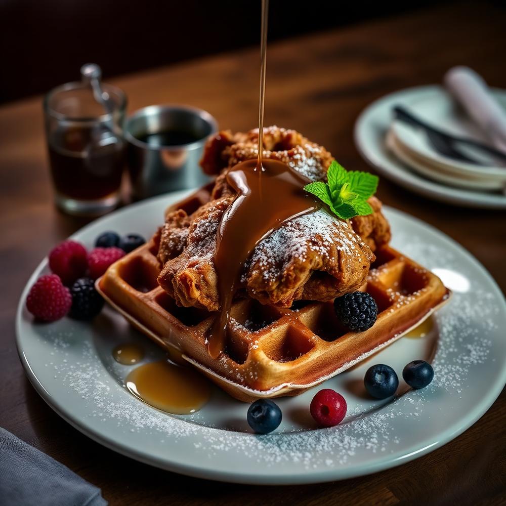 Chicken & Waffles Brunch